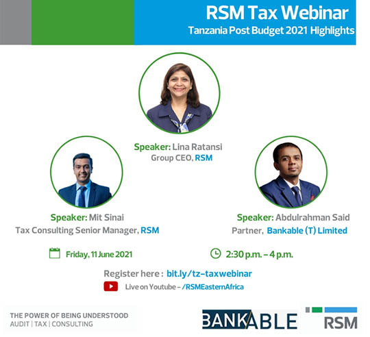 Abdulrahman Said Participating in RSM Tanzania 2021/22 Fiscal Budget
